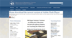 Desktop Screenshot of holocaustcenter.org